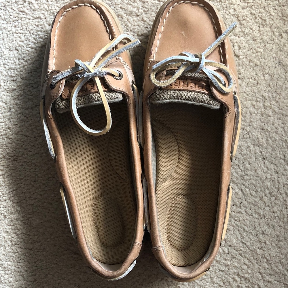 Sperry Women's Tan Leather Moccasins